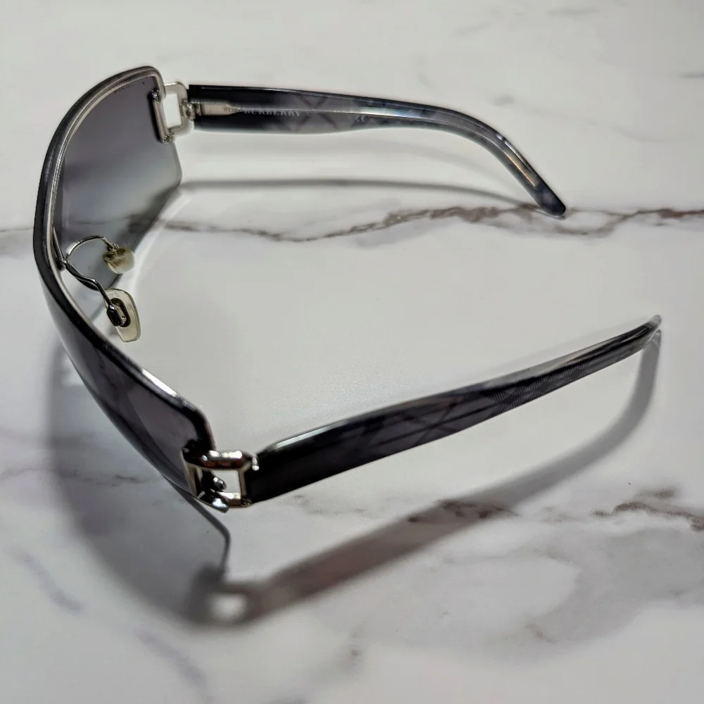 BURBERRY Acetate Rimless Gradient Lenses EUC